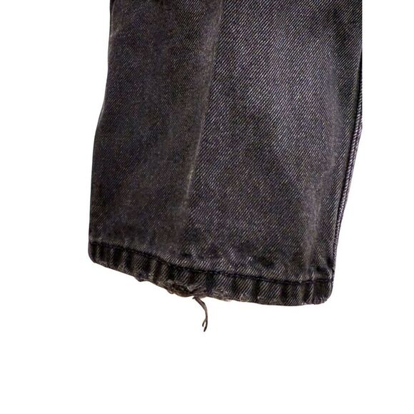 Vintage Levis 545 Jeans 32 X 30 90s Dark Wash Straight Loose Black Brown Tab Y2K - Picture 4 of 8